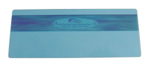 Crossbow Education coloured Duo Eye level Reading Rulers. Pack of 10 Aqua Blue. A coloured overlay filter and text highlighter about the size of an eight-inch ruler. It is discreet and professional-looking and can be kept in a book as a bookmark for easy