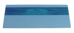 Crossbow Education coloured Duo Eye level Reading Rulers. Pack of 10 Sky Blue. A coloured overlay filter and text highlighter about the size of an eight-inch ruler. It is discreet and professional-looking and can be kept in a book as a bookmark for easy s