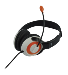 Avid AE-55 Headset Wired Head-band USB Type-A Orange, Black, White
