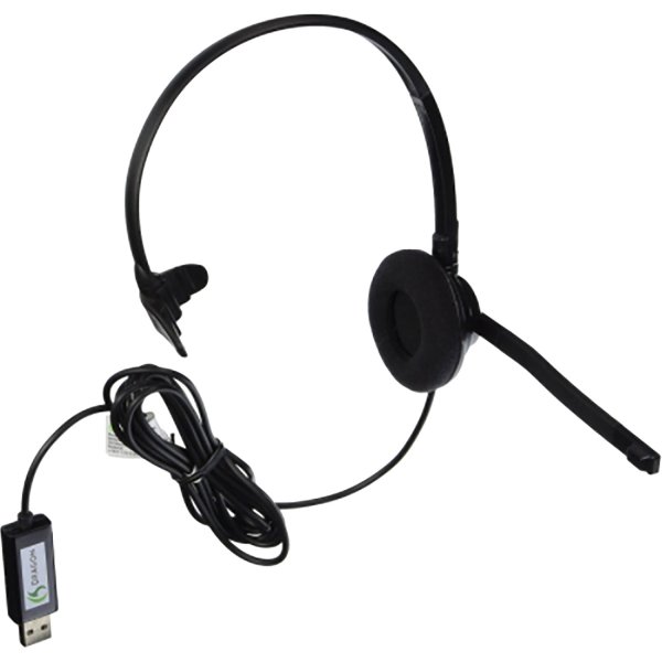 Nuance Dragon monaural USB headset. The Dragon USB headset delivers superior audio input for use with Dragon NaturallySpeaking. A noise-cancelling microphone enhances speech accuracy while the USB-enhanced digital sound ensures consistent audio quality ev