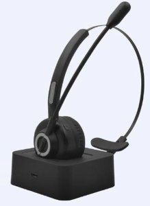 M97 Monaural Bluetooth Headset with charging cradle