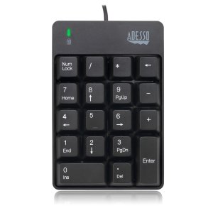 Adesso AKB-601UB - USB Spill Resistant 18-Key Numeric Keypad