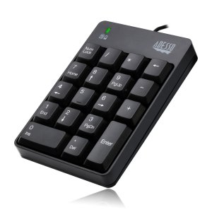 Adesso AKB-601UB - USB Spill Resistant 18-Key Numeric Keypad