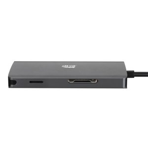 Adesso AUH-4030 laptop dock/port replicator USB 3.2 Gen 1 (3.1 Gen 1) Type-C Grey