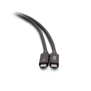 C2G 2.6ft (0.8m) ThunderboltTM 4 USB-C® Cable (40Gbps)