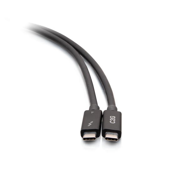 C2G 2.6ft (0.8m) ThunderboltTM 4 USB-C® Cable (40Gbps)