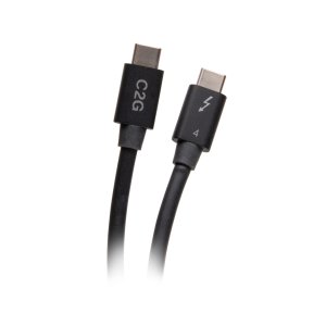C2G 2.6ft (0.8m) ThunderboltTM 4 USB-C® Cable (40Gbps)