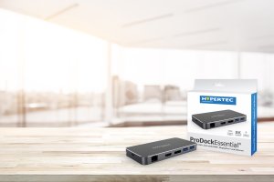 Hypertec ProDock EssentiaI - Universal USB-C Dock with HDMI, DisplayPort and Ethernet