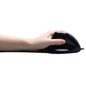 Adesso iMouse E7 - Left-Handed Vertical Ergonomic Programmable Gaming Mouse with adjustable weight