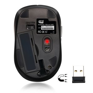 Adesso iMouse S60B - 2.4 GHz Wireless Programmable Nano Mouse