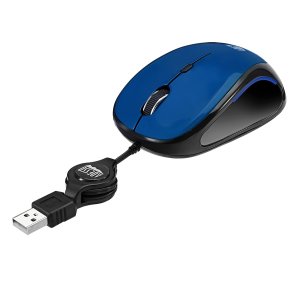 Adesso iMouse S8L - USB Illuminated Retractable Mini Mouse