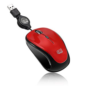 Adesso iMouse S8R - USB Illuminated Retractable Mini Mouse