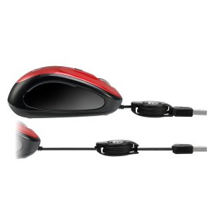 Adesso iMouse S8R - USB Illuminated Retractable Mini Mouse