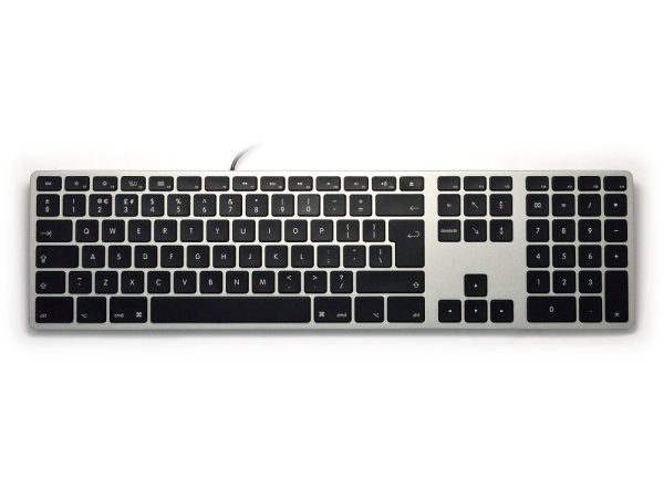 Matias aluminum design Mac keyboard with numeric keypad - Space Grey