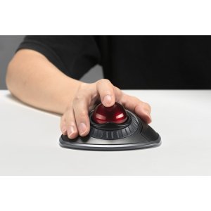 Kensington Orbit Wireless Trackball with Scroll Ring - Black