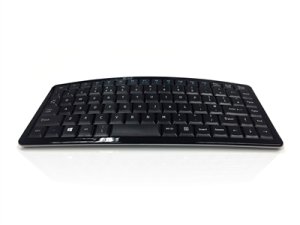 Accuratus Curve keyboard RF Wireless + USB QWERTY UK International Black