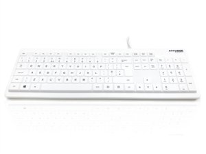 Accuratus Accumed Value keyboard Medical USB QWERTY UK International White