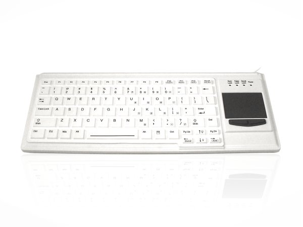 Accuratus K82F - USB Ruggedised Mini IP55 Keyboard with Touchpad. Supplied by Hypertec.