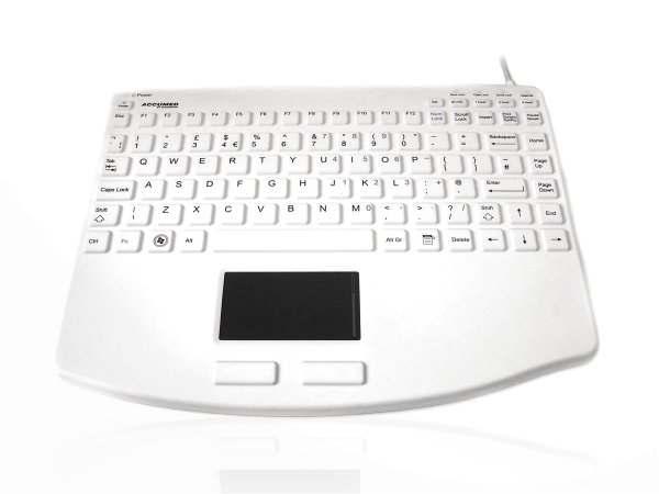 Accuratus AccuMed 540 V2 VESA keyboard Medical USB QWERTY UK English White