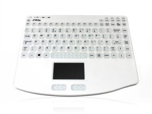 Accuratus AccuMed 540 RF keyboard RF Wireless + USB QWERTY UK International White