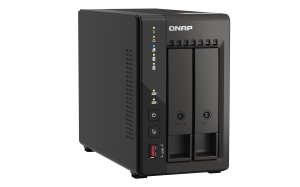 QNAP QVP-21C NAS/storage server Tower Ethernet LAN Black J6412