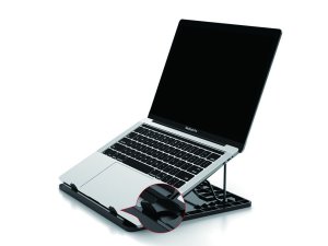 Conceptronic THANA ERGO S, Laptop Cooling Stand Laptop stand Grey 39.6 cm (15.6")