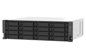 QNAP TS-1673AU-RP NAS Rack (3U) Ryzen Embedded V1500B 16 GB DDR4 352 TB HDD QNAP Turbo System Black, Grey