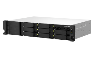 QNAP TS-864EU-RP-8G NAS/storage server Rack (2U) Ethernet LAN Black