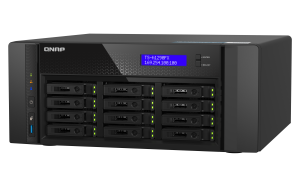 QNAP TS-h1290FX NAS Tower Ethernet LAN Black 7302P