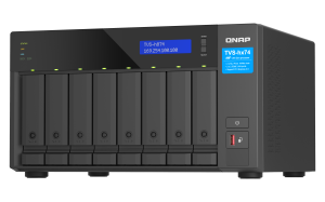 QNAP TVS-H874T-I7-32G NAS/storage server Tower Ethernet LAN Black