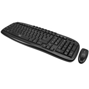 Adesso WKB-1330CB - 2.4 GHz Wireless Desktop Keyboard and Mouse Combo