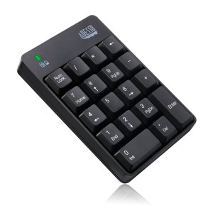 Adesso WKB-6010UB - Wireless Spill Resistant 18-Key Numeric Keypad