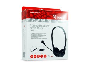 Equip Stereo Headset with Mute