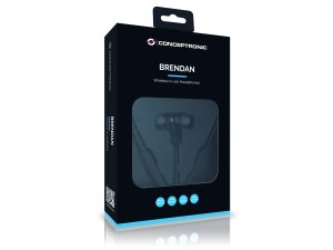 Conceptronic BRENDAN01B headphones/headset Wireless In-ear Calls/Music Bluetooth Black