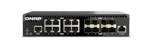 QNAP QSW-M3216R-8S8T Management Switch 16 port of 10GbE port speed 8 port SFP+ 8 port 10gbE RJ45 half-rackmount design