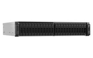 QNAP TS-H3077AFU-R5-32G NAS/storage server Rack (2U) AMD Ryzen™ 5 32 GB DDR5 0 TB QuTS hero Black, Metallic