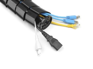 Equip Double-Channel Cable Management Spine, Black