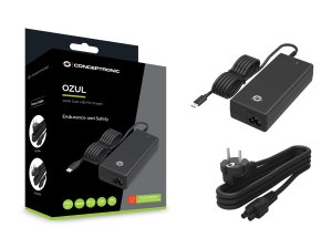 Conceptronic OZUL03BE 100W GaN Desktop USB PD Charger