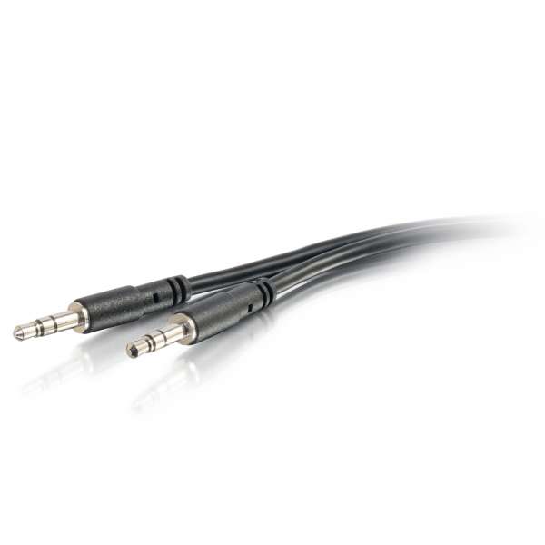 C2G 3m (10ft) Slim Aux 3.5mm Audio Cable - M/M