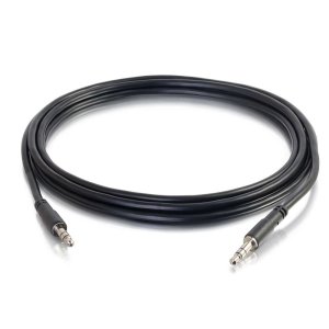 C2G 10ft (3m) Slim Aux 3.5mm Audio Cable - M/M