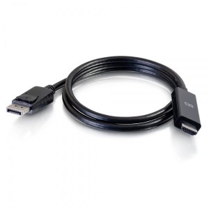 C2G 80694 video cable adapter 1.8 m DisplayPort HDMI Black