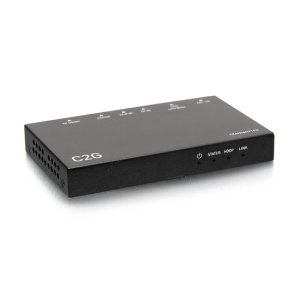 C2G HDMI® Ultra-Slim HDBaseT + RS232 and IR over Cat Extender Box Transmitter - 4K 60Hz