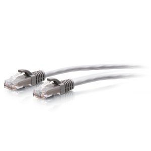 C2G 1.2m Cat6a Snagless Unshielded (UTP) Slim Ethernet Patch Cable - Grey