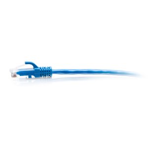 C2G 0.9m Cat6a Snagless Unshielded (UTP) Slim Ethernet Patch Cable - Blue