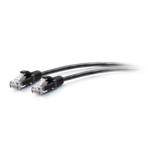 C2G 1.2m Cat6a Snagless Unshielded (UTP) Slim Ethernet Patch Cable - Black