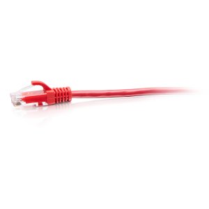 C2G 2.1m Cat6a Snagless Unshielded (UTP) Slim Ethernet Patch Cable - Red