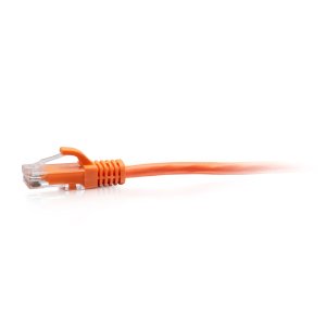 C2G 2.1m Cat6a Snagless Unshielded (UTP) Slim Ethernet Patch Cable - Orange