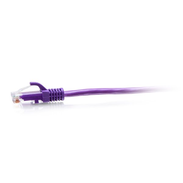 C2G 2.1m Cat6a Snagless Unshielded (UTP) Slim Ethernet Patch Cable - Purple