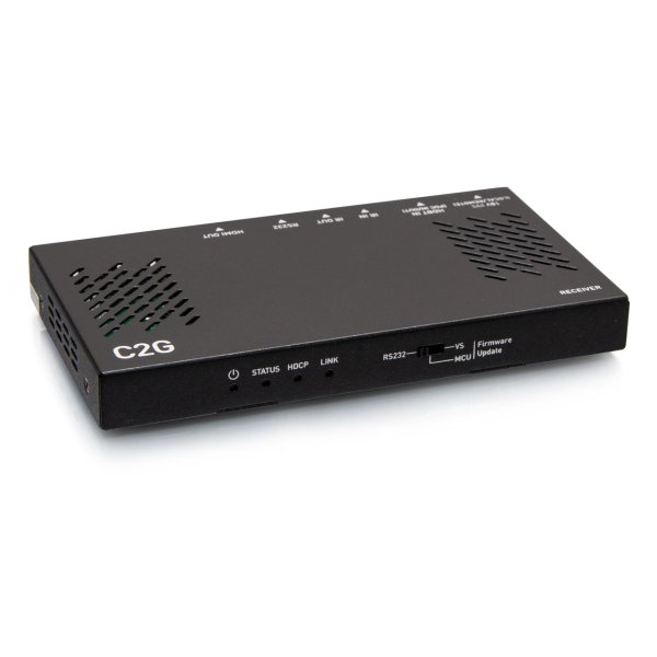 C2G HDMI® Ultra-Slim HDBaseT + RS232 And IR Over Cat Extender Box Receiver - 4K 60Hz