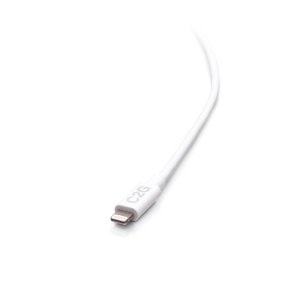 C2G 3ft (0.9m) USB-C® Male to Lightning Male Sync and Charging Cable - White